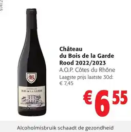 Colruyt Château du Bois de la Garde Rood aanbieding