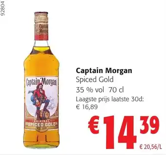 Colruyt Captain morgan spiced gold aanbieding