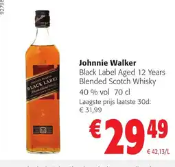 Colruyt Johnnie Walker Black Label aanbieding