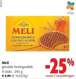 Colruyt Meli gevulde honingwafels aanbieding