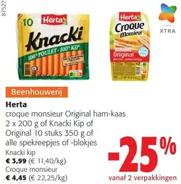 Colruyt Herta croque monsieur Original ham-kaas aanbieding