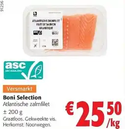 Colruyt Boni selection atlantische zalmfilet aanbieding