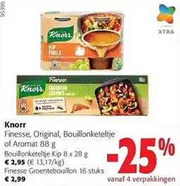 Colruyt Knorr Finesse, Original, Bouillonketeltje of Aromat aanbieding