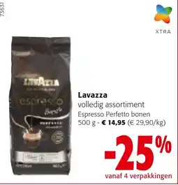Colruyt Lavazza espresso volledig assortiment aanbieding