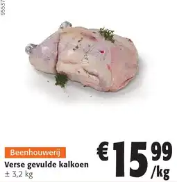 Colruyt Verse gevulde kalkoen aanbieding