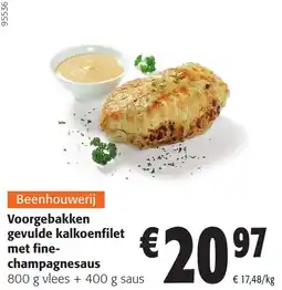 Colruyt Voorgebakken gevulde kalkoenfilet aanbieding