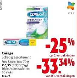 Colruyt Corega volledig assortiment aanbieding