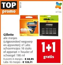 Colruyt Gillette alle mesjes aanbieding