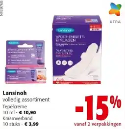 Colruyt Lansinoh volledig assortiment aanbieding