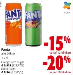 Colruyt Fanta aanbieding
