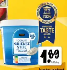 Jumbo Yoghurt griekse stijl naturel aanbieding