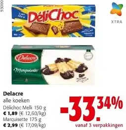 Colruyt Delacre alle koeken aanbieding
