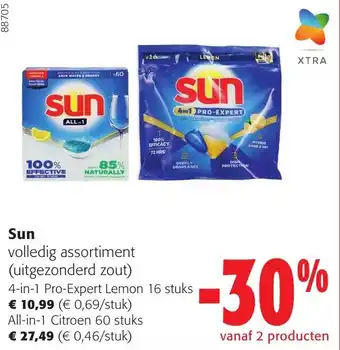 Colruyt Sun volledig assortiment aanbieding