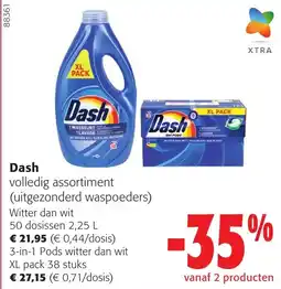 Colruyt Dash volledig assortiment aanbieding