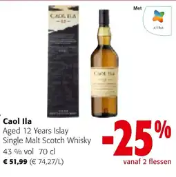 Colruyt Caol Ila Aged 12 Years Islay Single Malt Scotch Whisky aanbieding
