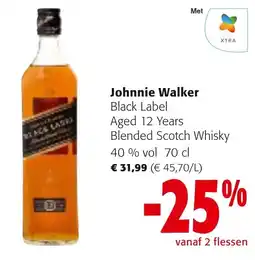 Colruyt Johnnie Walker Black Label aanbieding