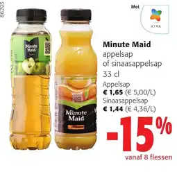 Colruyt Minute Maid appelsap of sinaasappelsap aanbieding