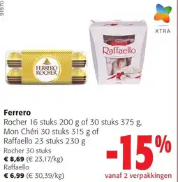 Colruyt Ferrero Rocher aanbieding