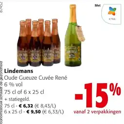 Colruyt Lindemans Oude Gueuze Cuvée René aanbieding