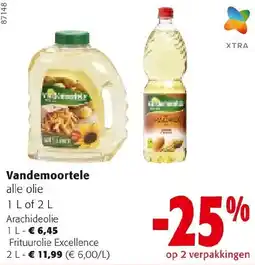 Colruyt Vandemoortele alle olie aanbieding
