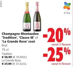 Colruyt Champagne Montaudon aanbieding