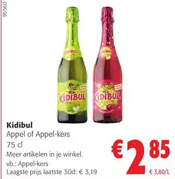 Colruyt Kidibul Appel of Appel-kers aanbieding