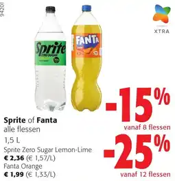 Colruyt Sprite of Fanta aanbieding