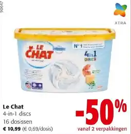 Colruyt Le Chat 4-in-1 discs aanbieding