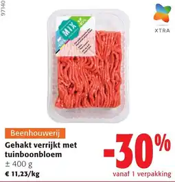 Colruyt Gehakt verrijkt met tuinboonbloem aanbieding