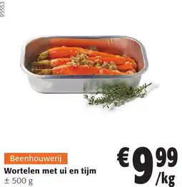 Colruyt Wortelen met ui en tijm aanbieding