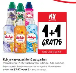 Jumbo Robijn wasverzachter & wasparfum aanbieding