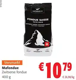 Colruyt Mafondue zwitserse fondue aanbieding