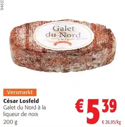 Colruyt Galet du Nord à la liqueur de noix aanbieding