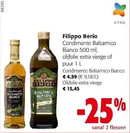 Colruyt Filippo Berio condimento balsamico bianco aanbieding