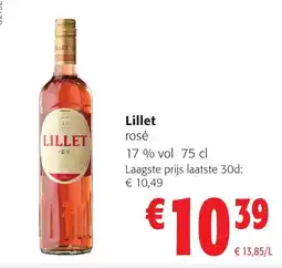 Colruyt Lillet rosé aanbieding
