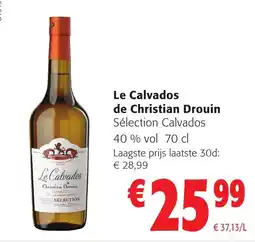 Colruyt Le Calvados de Christian Drouin aanbieding
