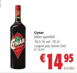 Colruyt Cynar bitter aperitief aanbieding
