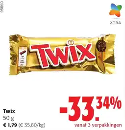 Colruyt Twix aanbieding