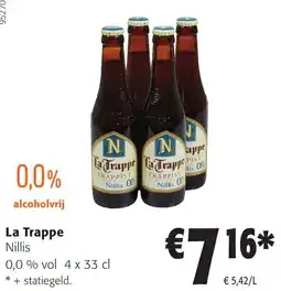 Colruyt La Trappe Nillis aanbieding
