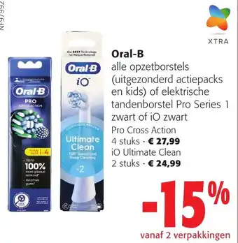 Colruyt Oral-B alle opzetborstels aanbieding