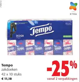 Colruyt Tempo zakdoeken aanbieding