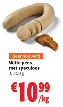 Colruyt Witte pens met speculoos aanbieding