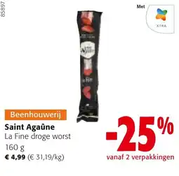 Colruyt Saint Agaûne la fine droge worst aanbieding