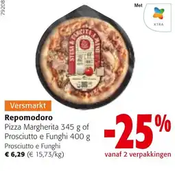 Colruyt Repomodoro pizza margherita aanbieding