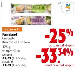 Colruyt Farmland baguette aanbieding