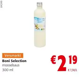 Colruyt Boni Selection mosselsaus aanbieding