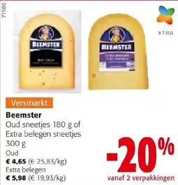 Colruyt Beemster Oud sneetjes aanbieding