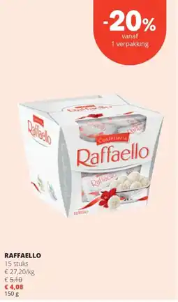 Spar Raffaello aanbieding
