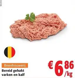 Colruyt Bereid gehakt varken en kalf aanbieding