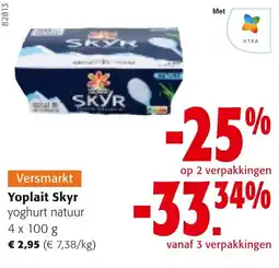 Colruyt Yoplait Skyr yoghurt natuur aanbieding